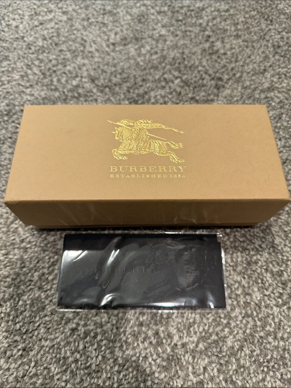 Empty Burberry Glasses Box